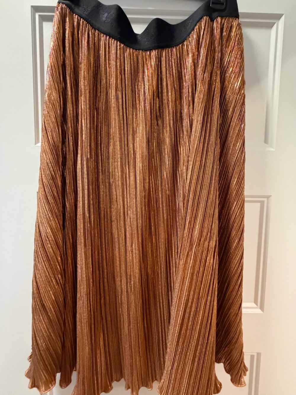 LuLaRoe Elegant “Jill” pleated Midi Skirt - Copper